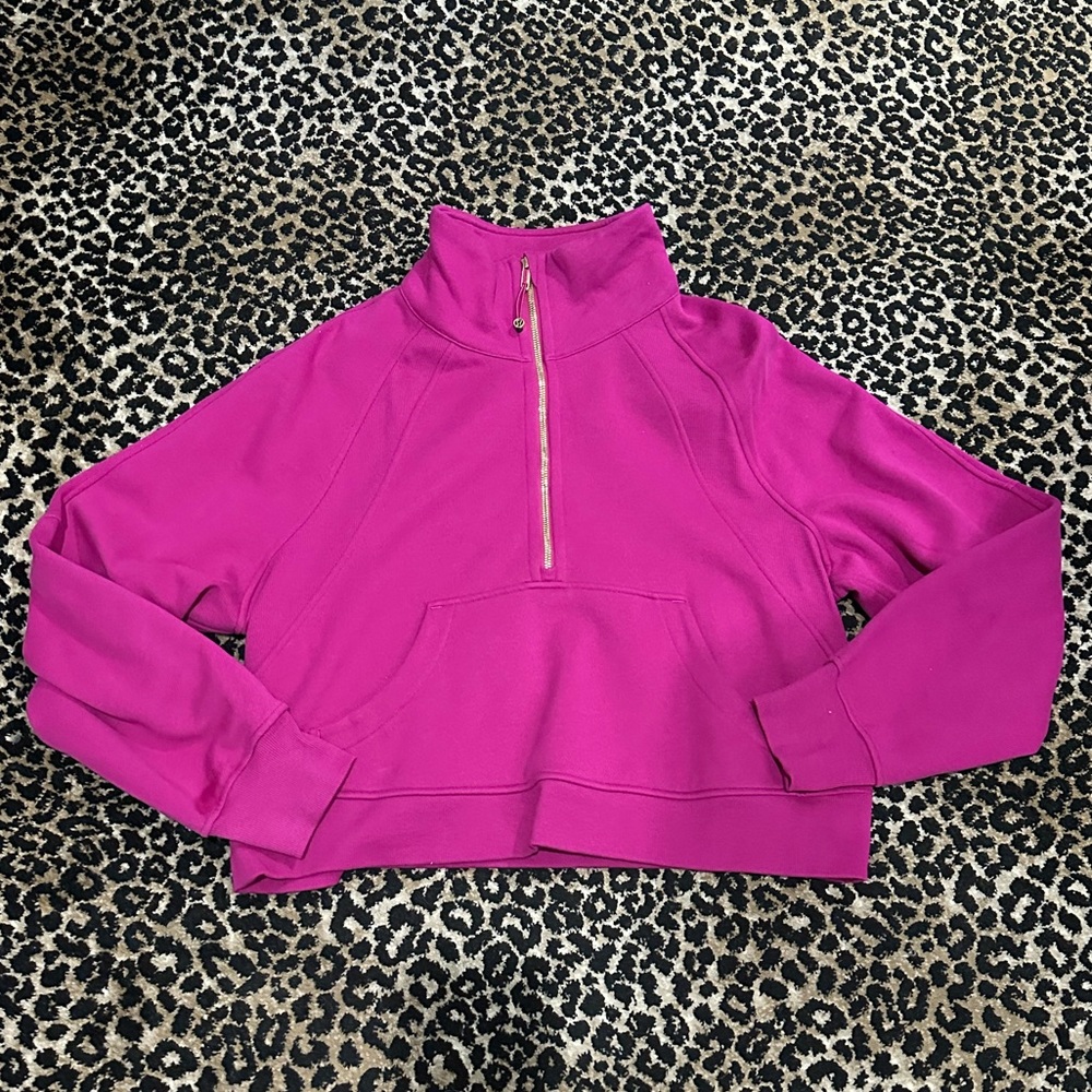 Lululemon Half Zip Funnel Neck Scuba